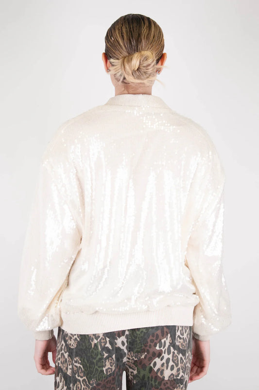 TENSIONE IN - GIACCA BOMBER PAILLETTES